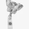 Boojee Silver Butterfly Retractable ID Badge Holder 2 Boojee Silver Butterfly Retractable ID Badge Holder -Scrubs Wear Store BOBUTTRFL 1