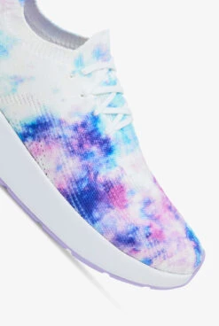 Infinity By Cherokee Women's Bolt Pastel Watercolor Athletic Lace Up Nursing Shoes -Scrubs Wear Store BOLTPSWA NAVY 3 HV