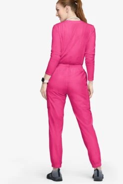 Butter-Soft Originals Women's 7-Pocket Tapered Jogger Cargo Scrub Pants - Tall -Scrubs Wear Store BSN1875 092723 FUCHS 3