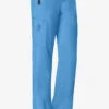 Carhartt Cross-Flex Force Women's 7-Pocket STRETCH Utility Cargo Scrub Pants - Petite -Scrubs Wear Store C52110 AZURE 1 HV