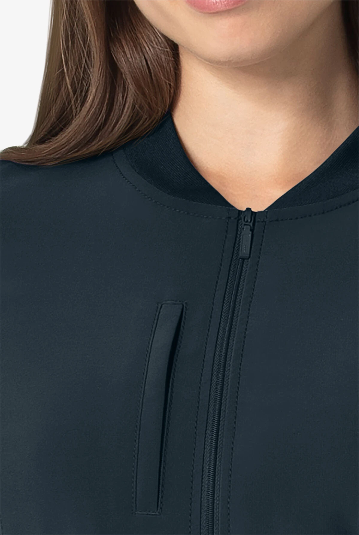 Carhartt Cross-Flex Force Women's 5-Pocket STRETCH Zip Front Scrub Jacket 5 Carhartt Cross-Flex Force Women's 5-Pocket STRETCH Zip Front Scrub Jacket - Image 3