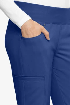 Cherokee Iflex Women's 6-Pocket STRETCH Knit Waistband Cargo Scrub Pants - Tall 8 Cherokee Iflex Women's 6-Pocket STRETCH Knit Waistband Cargo Scrub Pants - Tall -Scrubs Wear Store CK002 GALAX 3