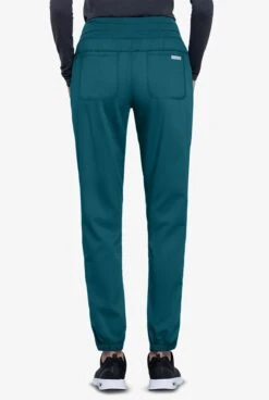 Cherokee Workwear Revolution Women's 5-Pocket STRETCH Elastic Waistband Half Jogger Scrub Pants -Scrubs Wear Store CK011 CARIB 4