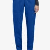 Cherokee Workwear Revolution Women's 5-Pocket STRETCH Elastic Waistband Half Jogger Scrub Pants - Petite -Scrubs Wear Store CK011 ROYAL 1