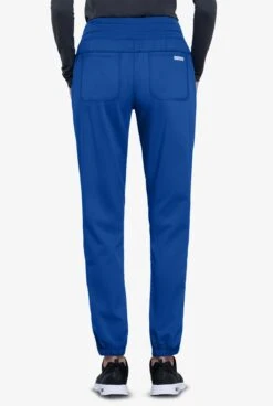 Cherokee Workwear Revolution Women's 5-Pocket STRETCH Elastic Waistband Half Jogger Scrub Pants - Petite -Scrubs Wear Store CK011 ROYAL 4