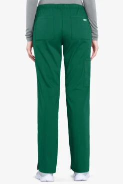 Cherokee Workwear Professionals Women's 5-Pocket STRETCH Drawstring Scrub Pants - Petite -Scrubs Wear Store CK0160 HUNTE 4