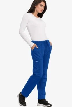 Cherokee Workwear Revolution Unisex 4-Pocket STRETCH Drawstring Cargo Scrub Pants - Tall 9 Cherokee Workwear Revolution Unisex 4-Pocket STRETCH Drawstring Cargo Scrub Pants - Tall -Scrubs Wear Store CK020 ROYAL 6 1