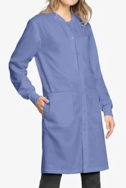 Cherokee Workwear Revolution Tech Unisex 3-Pocket STRETCH Snap Front Lab Coat 8 Cherokee Workwear Revolution Tech Unisex 3-Pocket STRETCH Snap Front Lab Coat -Scrubs Wear Store CK0350 CEIL 3 HV