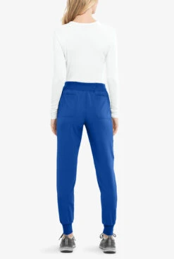 Cherokee Iflex Women's 7-Pocket STRETCH Knit Waistband Cargo Jogger Scrub Pants -Scrubs Wear Store CK1111 101723 ROYAL 4