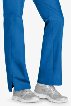 Cherokee Workwear Women's 6-Pocket Rib-Knit Waistband Pull-On Cargo Scrub Pants - Tall -Scrubs Wear Store CK210 ROYAL 5 1