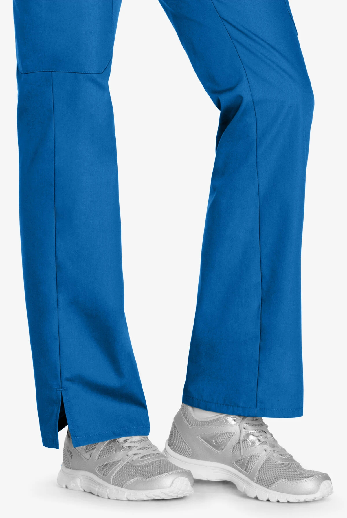 Cherokee Workwear Women's 6-Pocket Rib-Knit Waistband Pull-On Cargo Scrub Pants 7 Cherokee Workwear Women's 6-Pocket Rib-Knit Waistband Pull-On Cargo Scrub Pants - Image 5