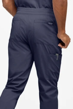 UA Exclusive Cherokee Workwear Professionals Active Men's 5-Pocket STRETCH Jogger Scrub Pants -Scrubs Wear Store CK215 NAVY 3