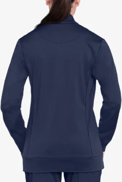 Cherokee Workwear Revolution Unisex Zip Front Warm Up Scrub Jacket -Scrubs Wear Store CK370 NAVY 4