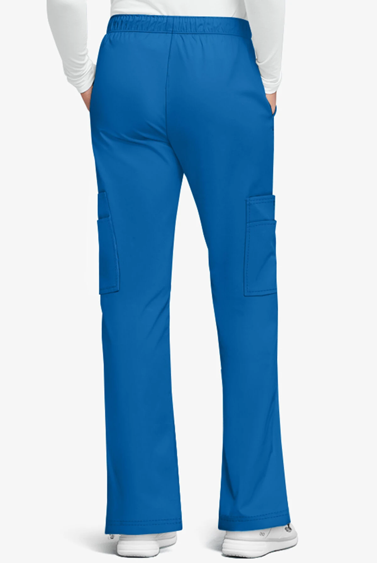 Cherokee Workwear Core STRETCH Women's 7-Pocket Pull-On Cargo Scrub Pants 4 Cherokee Workwear Core STRETCH Women's 7-Pocket Pull-On Cargo Scrub Pants - Image 2