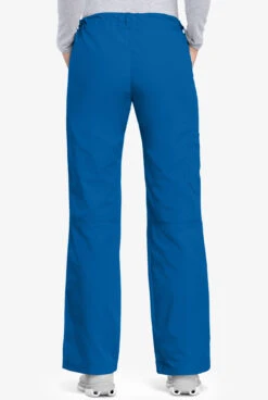 Cherokee Workwear Women's 4-Pocket Low-Rise Drawstring Cargo Scrub Pants -Scrubs Wear Store CK4020 ROYAL 4