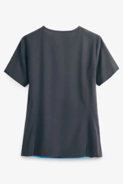 Cherokee Tooniforms Illumination Friends Together Women's 1-Pocket V-Neck Print Scrub Top -Scrubs Wear Store CK627DPN 2