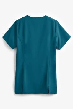 Cherokee Tooniforms Disney Baby Moana Women's 1-Pocket V-Neck Print Scrub Top -Scrubs Wear Store CK627MHB 2