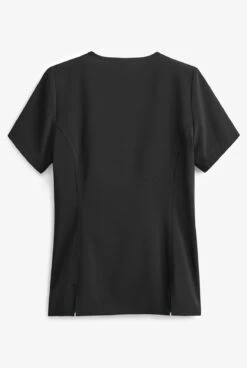 Cherokee Tooniforms Disney Don’t Be Late Women's 1-Pocket V-Neck Print Scrub Top -Scrubs Wear Store CK637PRD 2