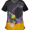 Cherokee Tooniforms Disney Aurora Women's 2-Pocket V-Neck Print Scrub Top 1 Cherokee Tooniforms Disney Aurora Women's 2-Pocket V-Neck Print Scrub Top -Scrubs Wear Store CK694PRU 1