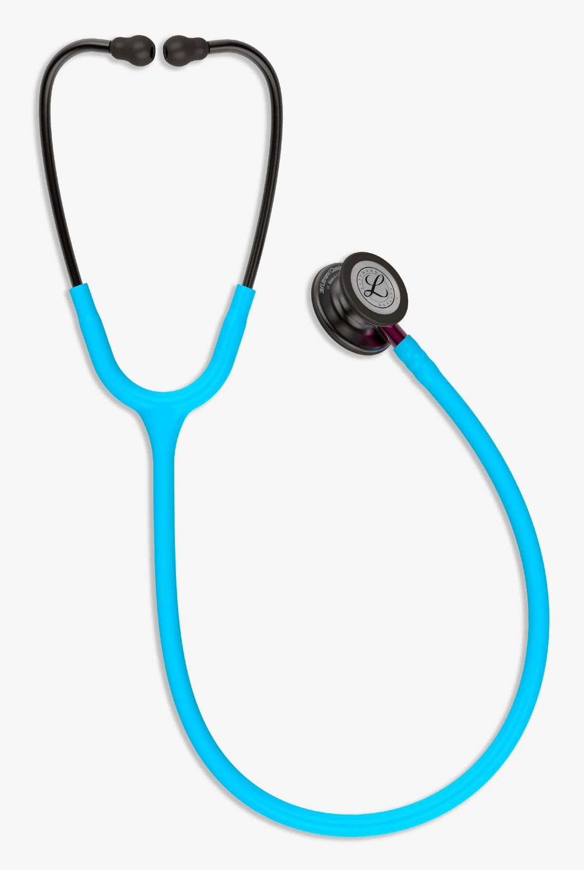 Littmann Classic III Smoke Finish Turquoise Tube Stethoscope 3 Littmann Classic III Smoke Finish Turquoise Tube Stethoscope