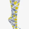 UA Exclusive Cutieful Sunshine Blossoms Women's 10-18 MmHg Wide Light Compression Socks -Scrubs Wear Store CU101SSBW 1