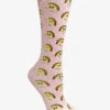 Cutieful Taco Bout Love Women's 10-18 MmHg Wide Light Compression Socks -Scrubs Wear Store CU118TLW 1