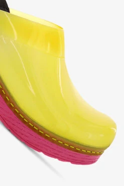Dansko Professional Yellow Translucent Nursing Clogs 8 Dansko Professional Yellow Translucent Nursing Clogs -Scrubs Wear Store DANSKYETR 092023 YELLO 3 HV