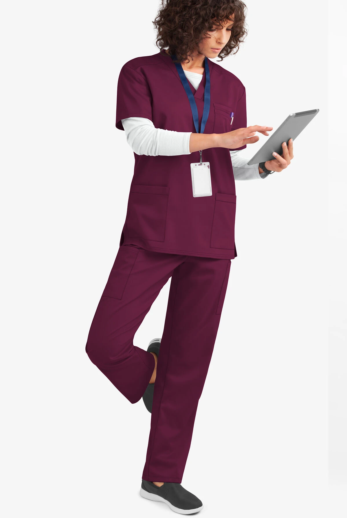 UA Flex2 Unisex 6-Pocket Pull-On Cargo STRETCH Scrub Pants 4 UA Flex2 Unisex 6-Pocket Pull-On Cargo STRETCH Scrub Pants - Image 2