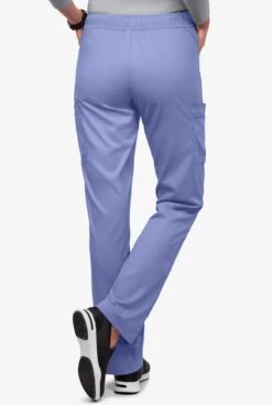 UA Flex2 Women's 7-Pocket Flat Front Cargo STRETCH Scrub Pants - Petite -Scrubs Wear Store F2691 CEIL 4