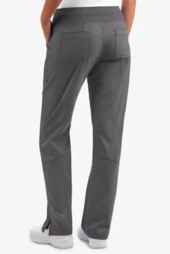 Grey's Anatomy™ By Barco Women's 4-Pocket Knit Waist Drawstring Scrub Pants - Petite -Scrubs Wear Store GA4276 STEEL 4
