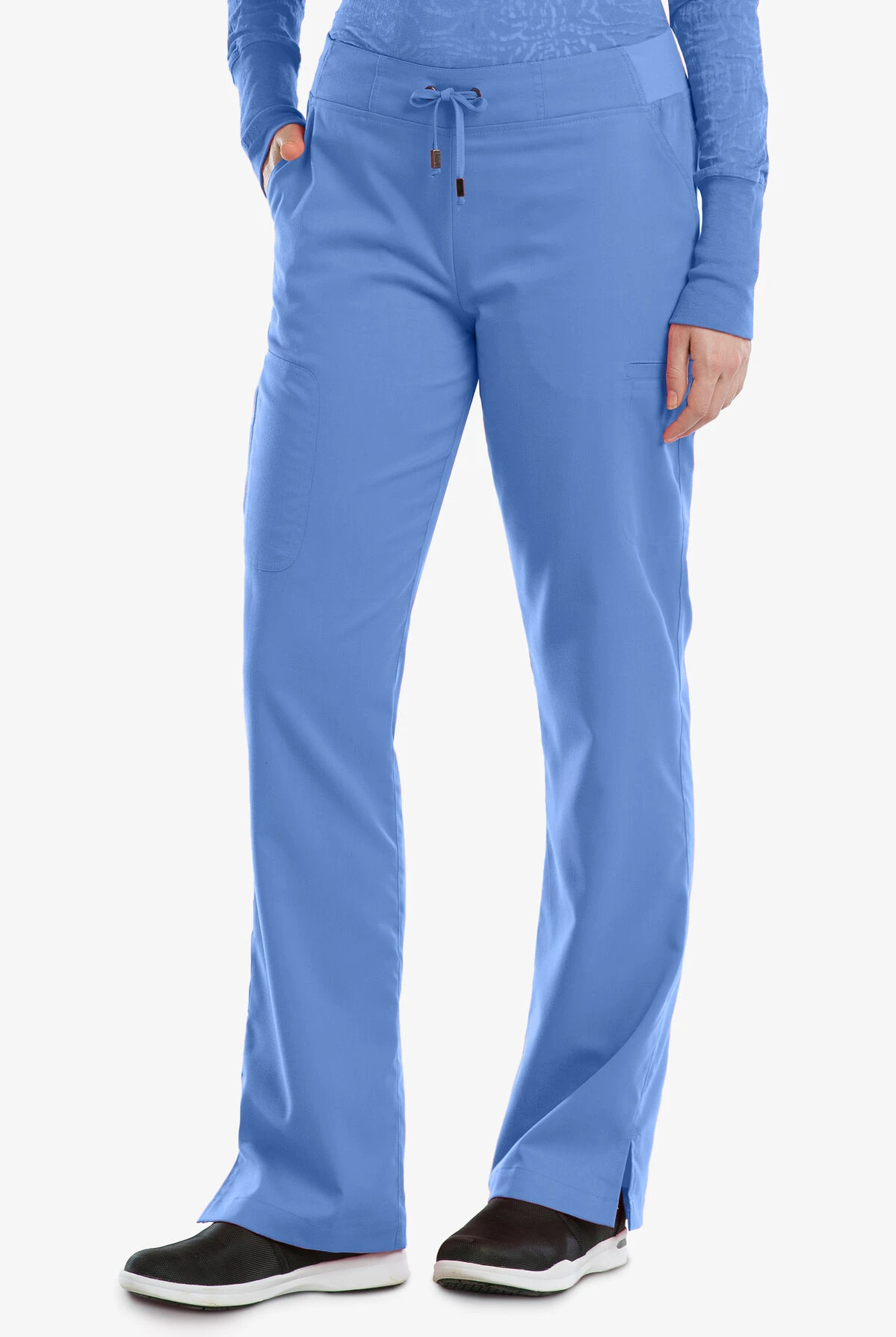 Grey's Anatomy™ By Barco Mia Women's 6-Pocket Straight Leg Cargo Scrub Pants - Petite 3 Grey's Anatomy™ By Barco Mia Women's 6-Pocket Straight Leg Cargo Scrub Pants - Petite