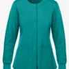 Healing Hands Purple Label Daisy Women's 4-Pocket STRETCH Scrub Jacket -Scrubs Wear Store HE5063 TEAL 1
