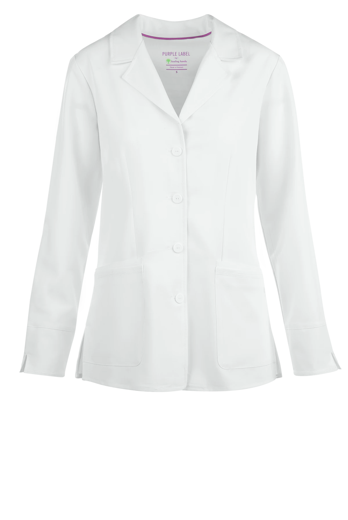 Healing Hands White Coat Minimalist Women's 29" 3-Pocket STRETCH Lab Coat 3 Healing Hands White Coat Minimalist Women's 29" 3-Pocket STRETCH Lab Coat