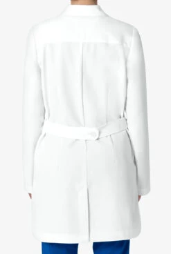 Healing Hands White Coat Modernist Women's 35" 3-Pocket STRETCH Lab Coat -Scrubs Wear Store HE5101 WHITE 4