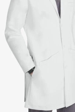 Healing Hands White Coat Professional Men's 39" 5-Pocket Lab Coat -Scrubs Wear Store HE5103 WHITE 3
