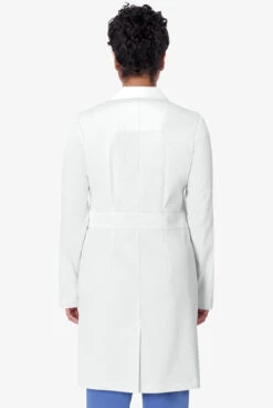 Healing Hands White Coat Minimalist Women's 37 ½" 5-Pocket STRETCH Lab Coat 7 Healing Hands White Coat Minimalist Women's 37 ½" 5-Pocket STRETCH Lab Coat -Scrubs Wear Store HE5161 WHITE 4