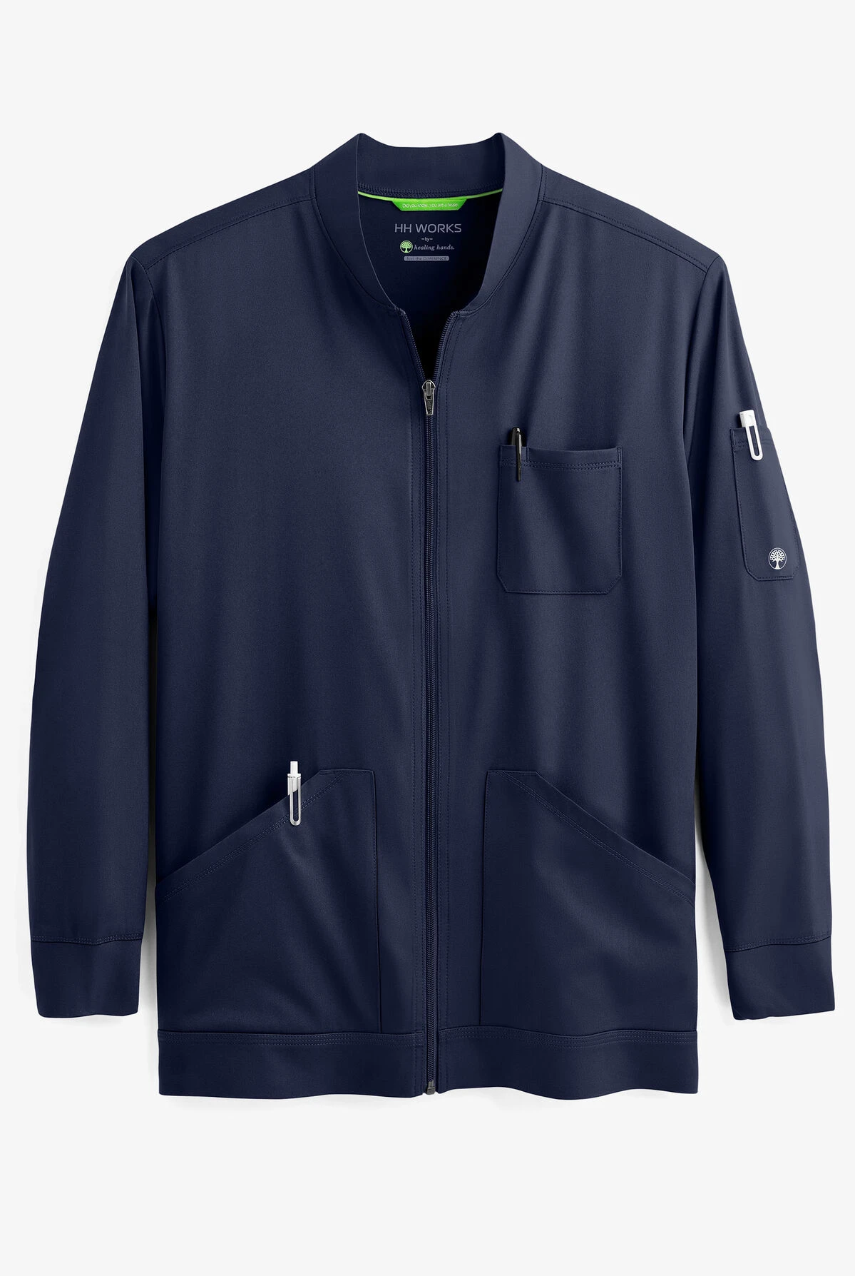 HH Works By Healing Hands Michael Men's 5-Pocket Scrub Jacket 3 HH Works By Healing Hands Michael Men's 5-Pocket Scrub Jacket