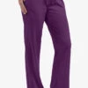 Healing Hands Purple Label Taylor Women's 2-Pocket STRETCH Scrub Pants -Scrubs Wear Store HE9095 101923 EGGPL 1