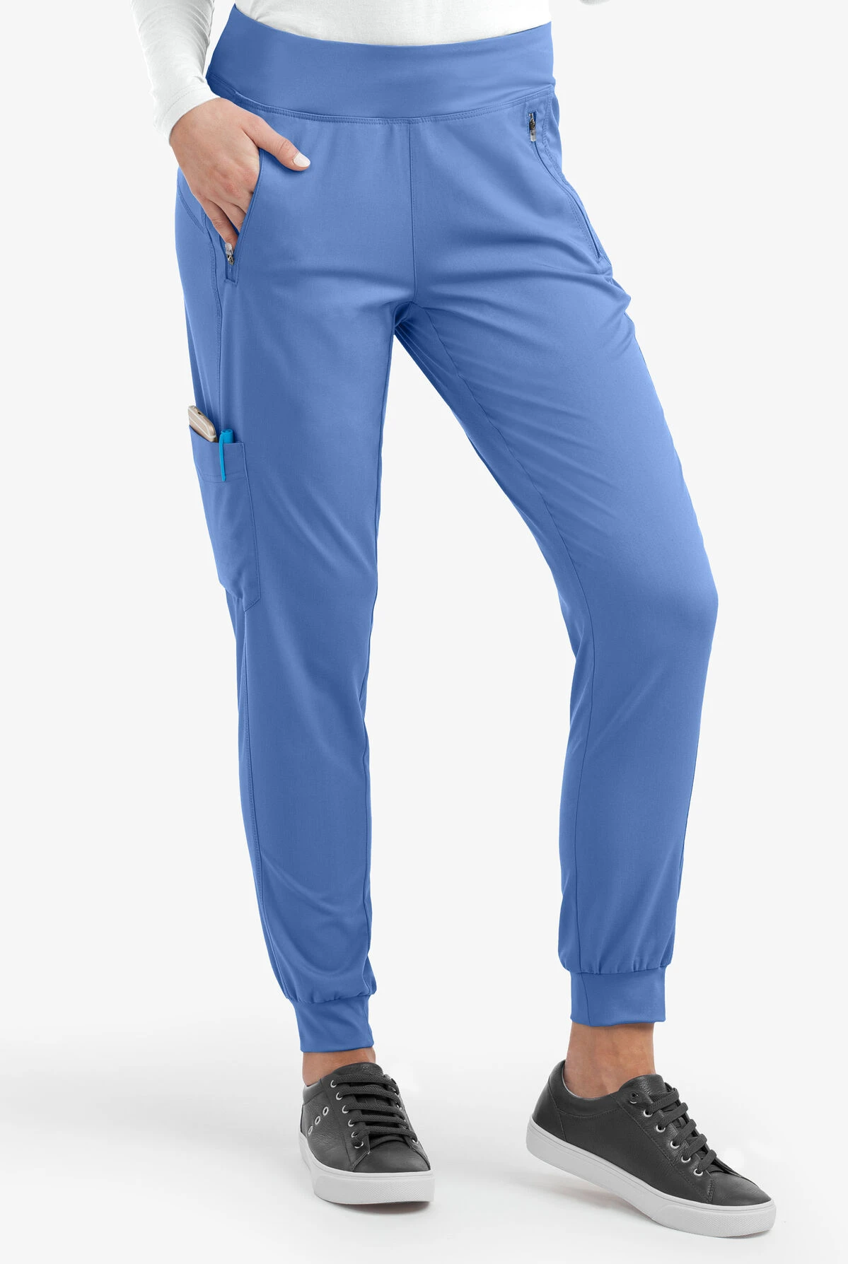 Healing Hands Purple Label Tara Women's 6-Pocket STRETCH Jogger Cargo Scrub Pants - Petite 3 Healing Hands Purple Label Tara Women's 6-Pocket STRETCH Jogger Cargo Scrub Pants - Petite