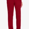 HH Works By Healing Hands Rachel Women's 7-Pocket STRETCH Elastic Waist Scrub Pants -Scrubs Wear Store HE9500 RED 1