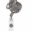 Bonitas ID Avenue Boojee Elephant Beads Retractable ID Badge Holder 2 Bonitas ID Avenue Boojee Elephant Beads Retractable ID Badge Holder -Scrubs Wear Store ID032ELE 1