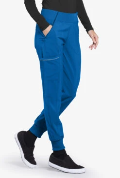 Cherokee Infinity Women's 5-Pocket STRETCH Tapered Jogger Cargo Scrub Pants - Tall -Scrubs Wear Store IN110 ROYAL 5