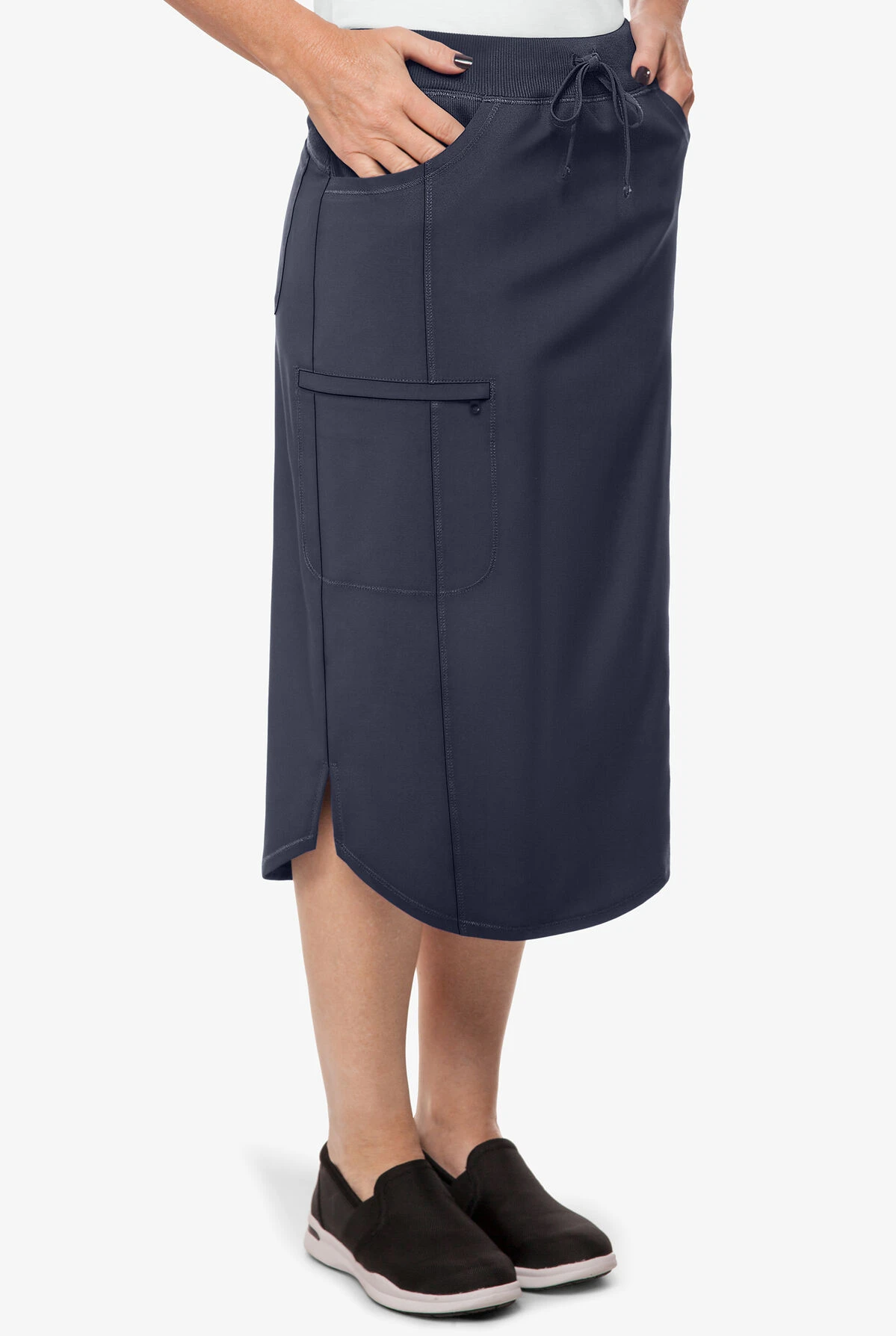 Cherokee Infinity Women's 5-Pocket STRETCH Cargo Scrub Skirt 3 Cherokee Infinity Women's 5-Pocket STRETCH Cargo Scrub Skirt