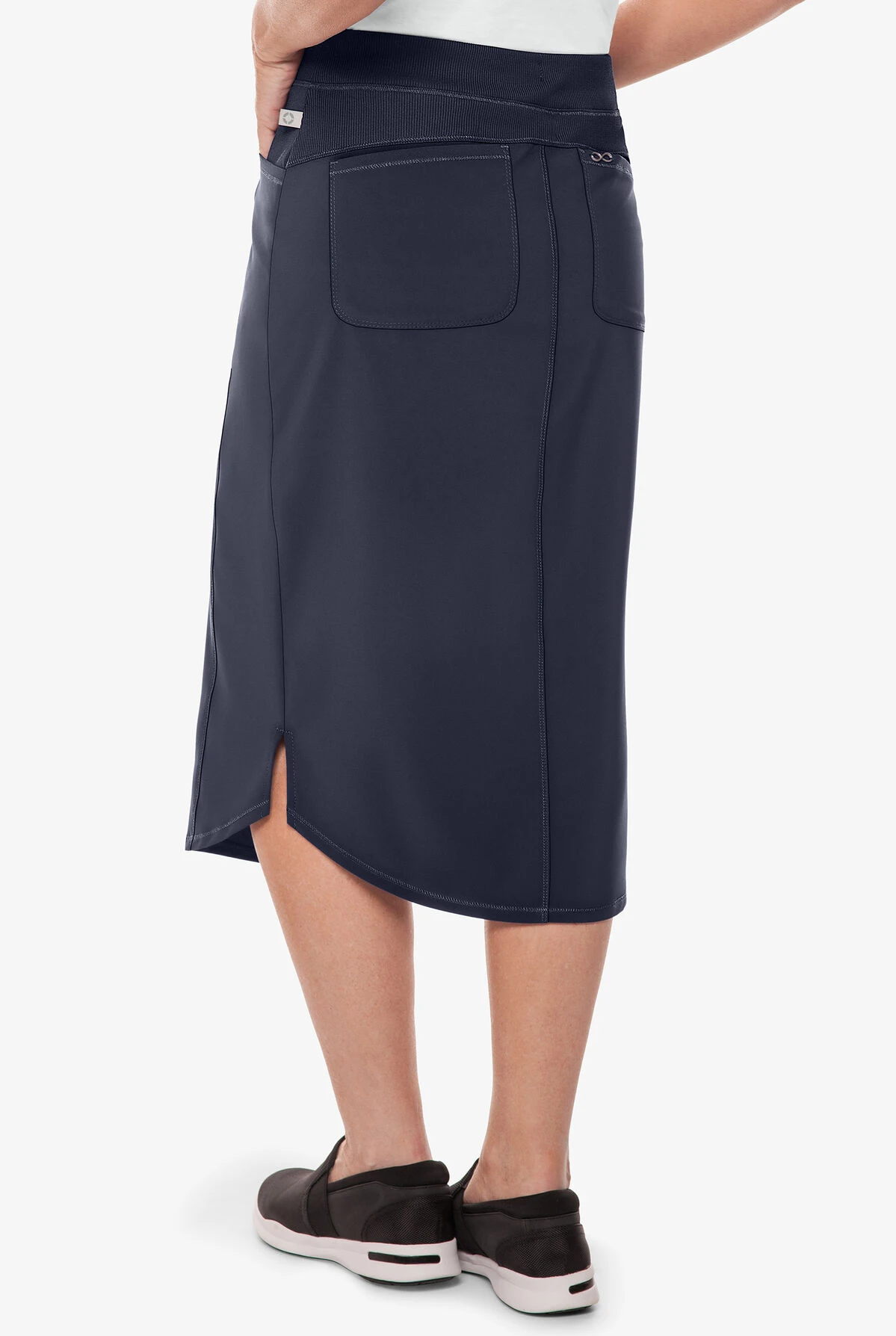 Cherokee Infinity Women's 5-Pocket STRETCH Cargo Scrub Skirt 4 Cherokee Infinity Women's 5-Pocket STRETCH Cargo Scrub Skirt - Image 2