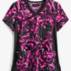 Koi Liteâ„¢ Inkblot Pinks Women's 2-Pocket Mock Wrap STRETCH Print Scrub Top 2 Koi Liteâ„¢ Inkblot Pinks Women's 2-Pocket Mock Wrap STRETCH Print Scrub Top -Scrubs Wear Store K385IBP 1