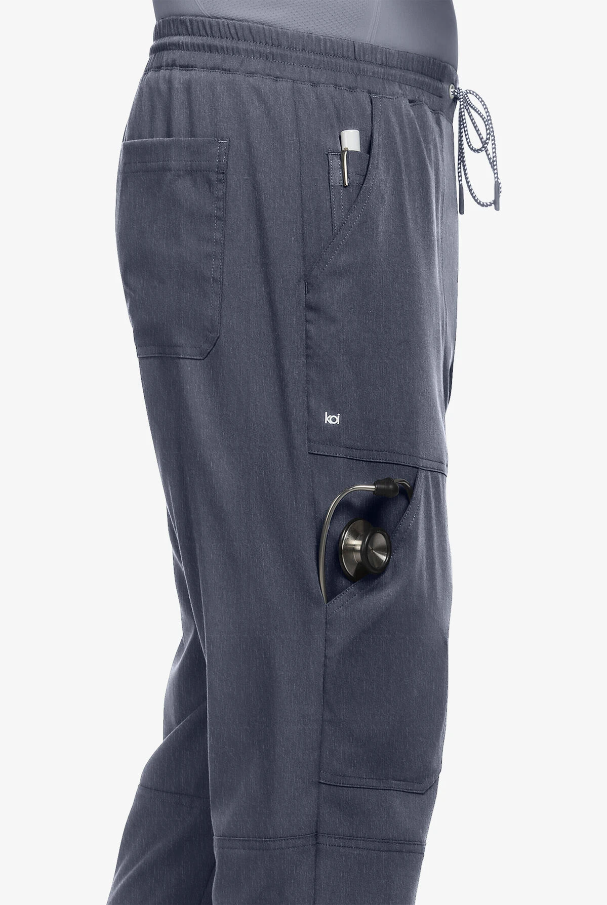 Koi Next Gen Day To Night Men's 7-Pocket STRETCH Cargo Jogger Scrub Pants 5 Koi Next Gen Day To Night Men's 7-Pocket STRETCH Cargo Jogger Scrub Pants - Image 3