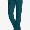 Koi Lite™ Peace Women's 6-Pocket Drawstring Scrub Pants - Tall -Scrubs Wear Store K721 CARIB 1