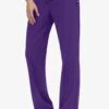 Koi Next Gen Everyday Hero Women's 5-Pocket STRETCH Drawstring Cargo Scrub Pant -Scrubs Wear Store K739 GRAPE 1