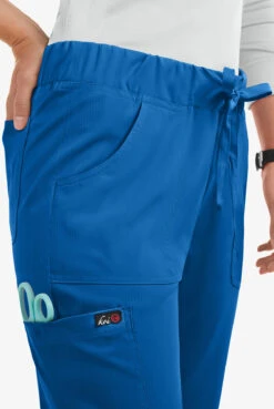 UA Exclusive Koi Lite™ Women's 5-Pocket Tapered Leg Drawstring Scrub Pants -Scrubs Wear Store K742 ROYAL 5 1
