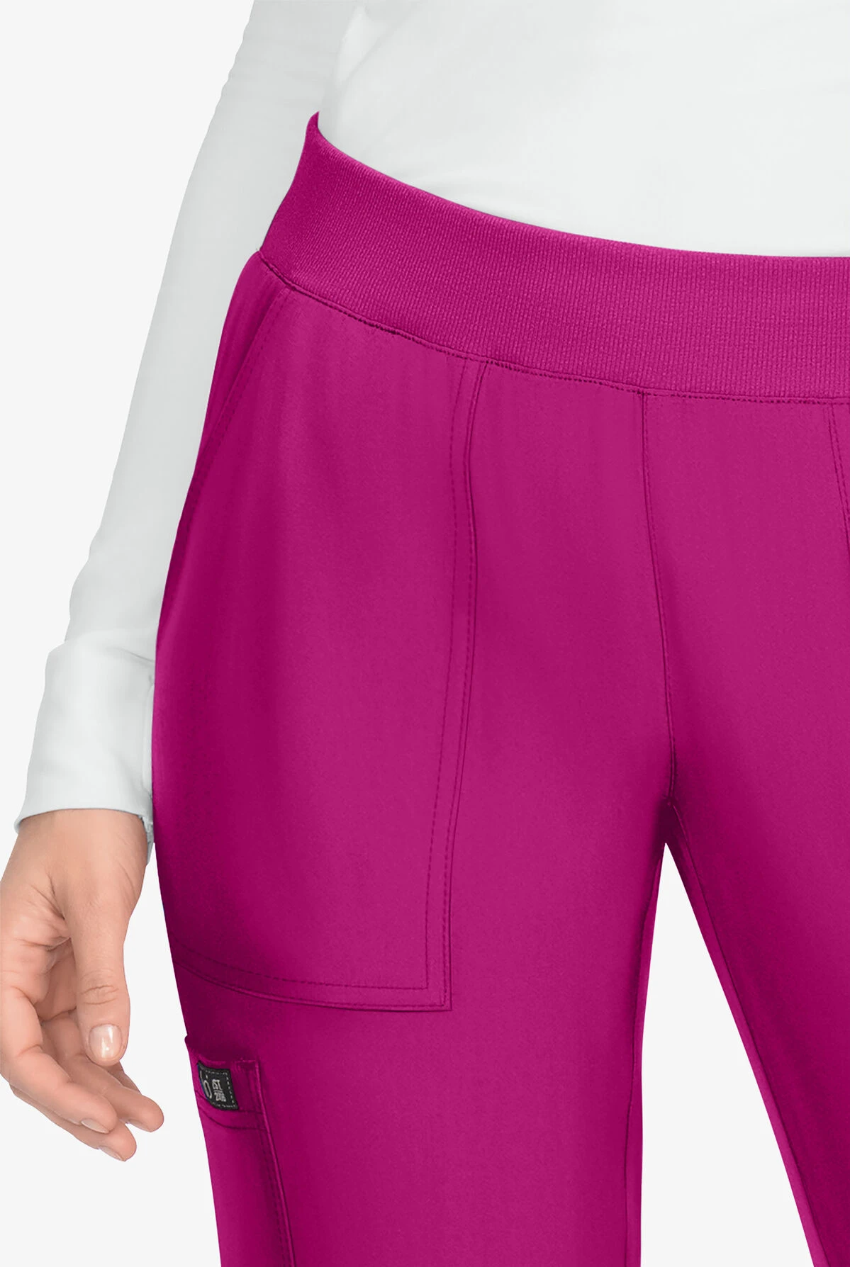 Koi Basics Caroline Women's 5-Pocket STRETCH Scrub Pants - Petite 4 Koi Basics Caroline Women's 5-Pocket STRETCH Scrub Pants - Petite - Image 2